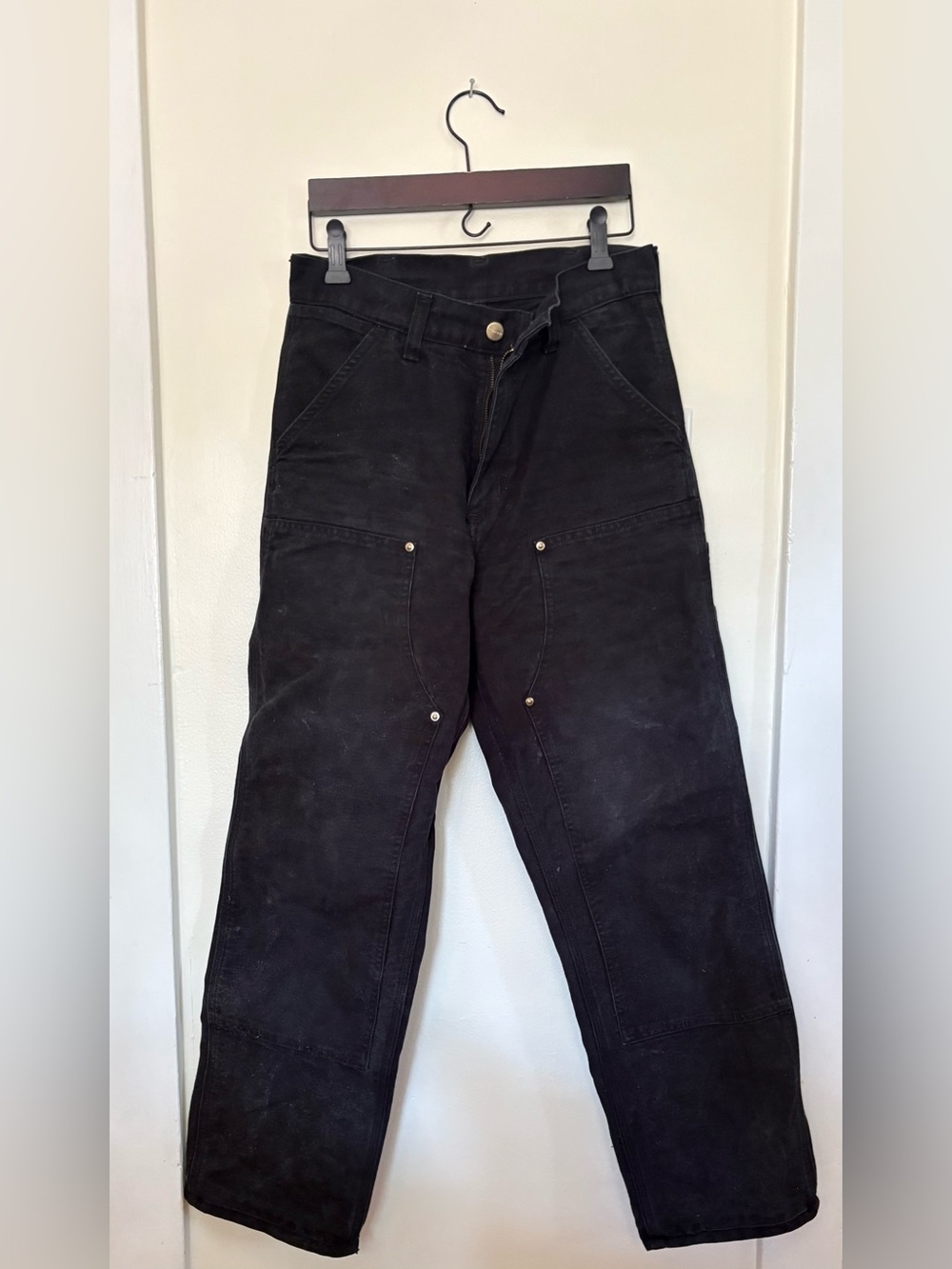 Carhartt WIP Black Double Knee Women's Jeans